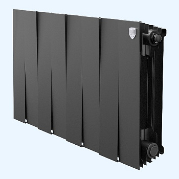 PianoForte 300 /Noir Sable - 8 секций Royal Thermo Радиатор биметаллический PianoForte 300 /Noir Sable - 8 секций Royal Thermo Радиатор биметаллический